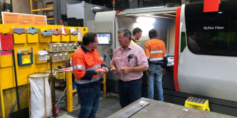 Visit from Llew O’Brien MP on the 31st of January