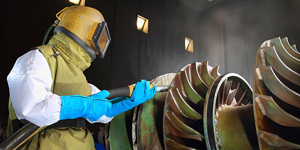 Well-appointed coatings shops in controlled environments. Industrial blasting, powder coating and spray painting