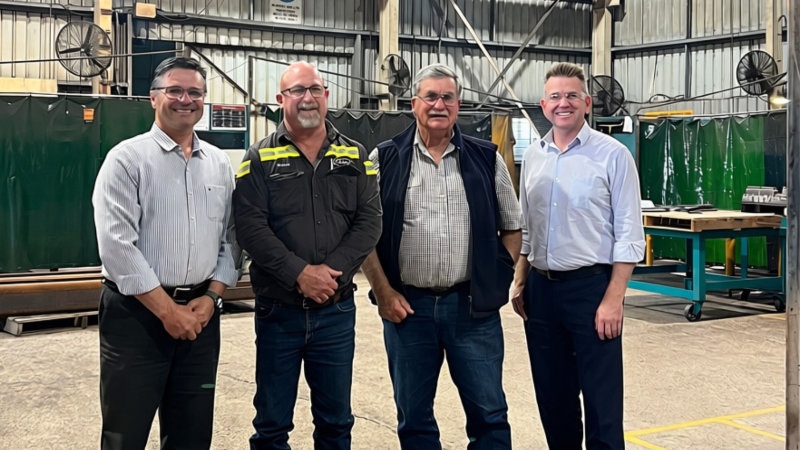Regional Excellence in Action: Hosting Deputy Premier Jarrod Bleijie and John Barounis MP at GMG Maryborough