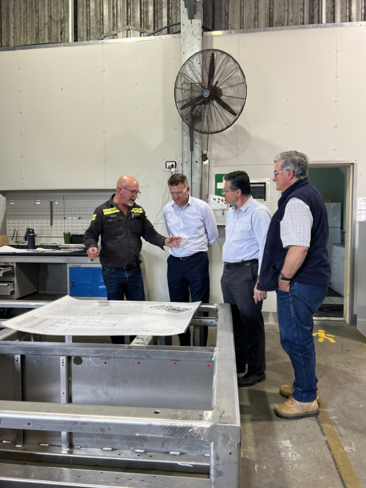 Regional Excellence in Action- Hosting Deputy Premier Jarrod Bleijie and John Barounis MP at GMG Maryborough3