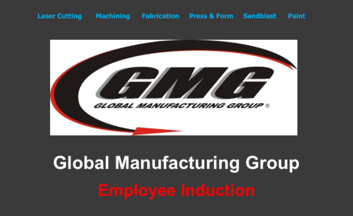 Global Manufacturing Group Induction Course